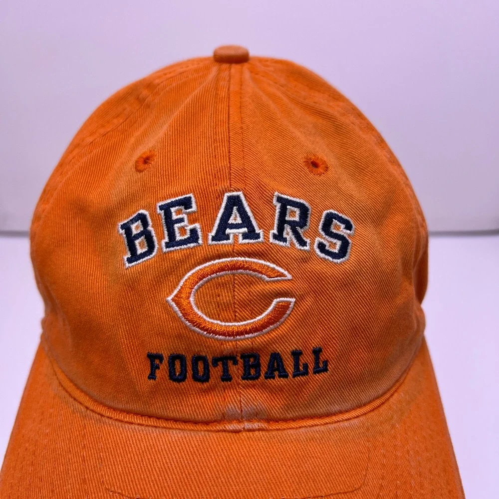 Reebok Chicago Bears NFL Gridiron Classic Football Hat Orange‎ Adjustable Cap 20